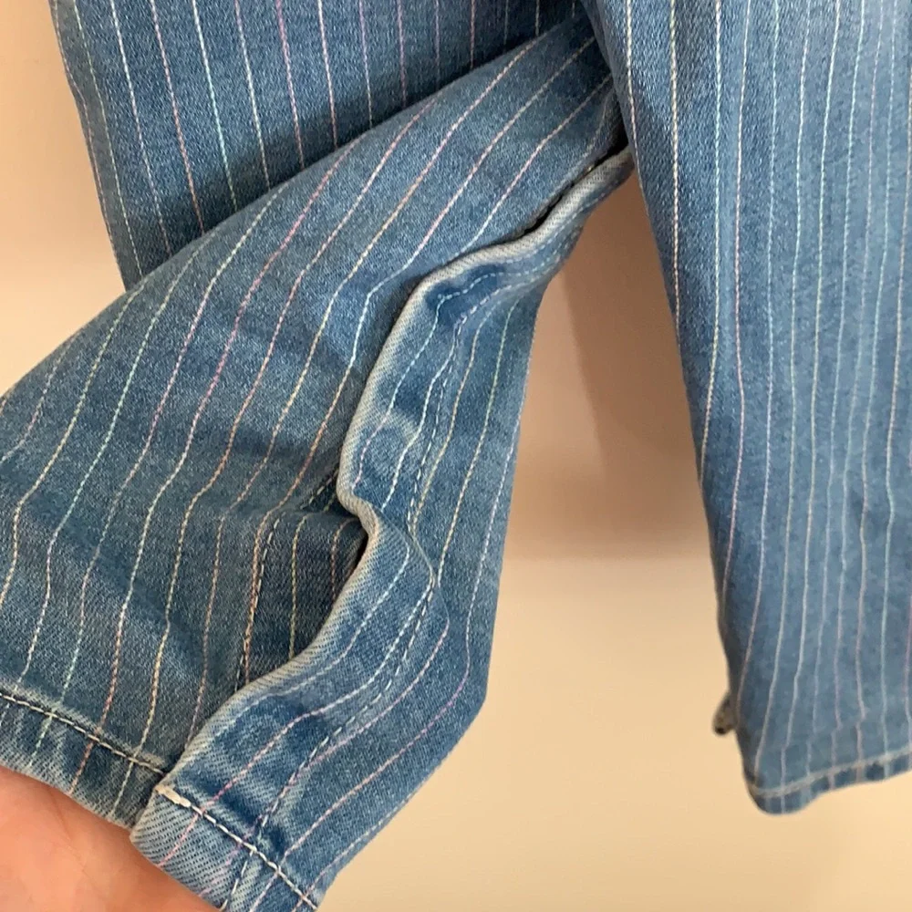 Oshkosh‎ - 18 month, pinstripe bib overalls